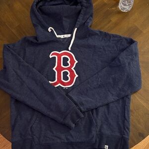 Navy Blue Hoodie with RedSox official